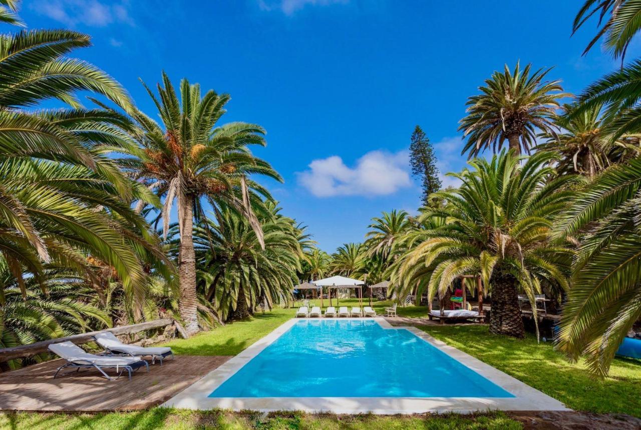 Detached Villa With Garden, Heated And Private Pool, Sea View, Parking Free Tijoco de Abajo Exterior foto